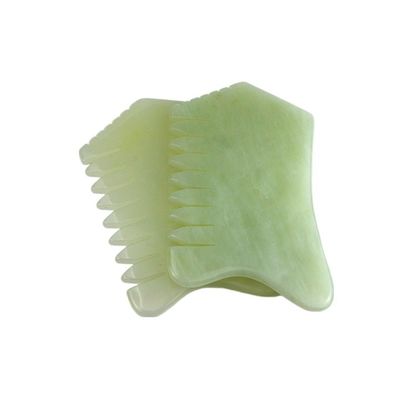 100% natural Xiuyan Jade peine para el cuidado del cuero cabelludo del cuerpo herramienta de masaje SPA acupuntura tratamiento de relajación terapia