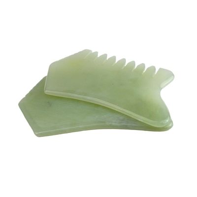 100% natural Xiuyan Jade peine para el cuidado del cuero cabelludo del cuerpo herramienta de masaje SPA acupuntura tratamiento de relajación terapia
