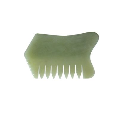 100% natural Xiuyan Jade peine para el cuidado del cuero cabelludo del cuerpo herramienta de masaje SPA acupuntura tratamiento de relajación terapia