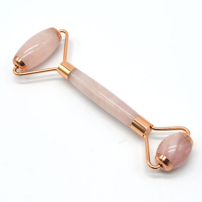 Salud y belleza Rosa Cuarzo Jade Guasha Roller de masaje anti arrugas Jade Roller Gua Sha para mejorar la rutina de cuidado de la piel