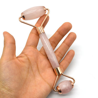 Salud y belleza Rosa Cuarzo Jade Guasha Roller de masaje anti arrugas Jade Roller Gua Sha para mejorar la rutina de cuidado de la piel