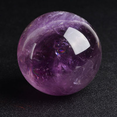 3-5/Appect Bolas de amatista natural Decoración Fengshui Esfera de piedra preciosa para decoración del hogar y la oficina