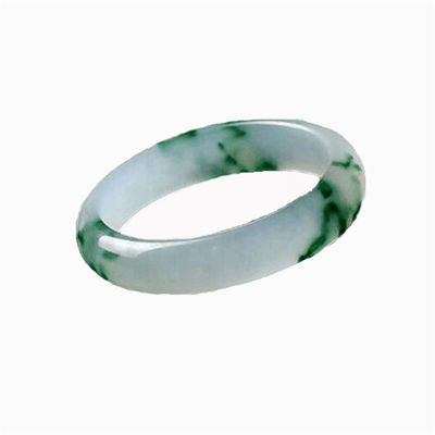 OEM/ODM Acceptable Joyería Decoración Natural Jade Hielo Jade Brazalete Esmeralda Verde Mujeres Jade Cristal de Piedra Brazalete