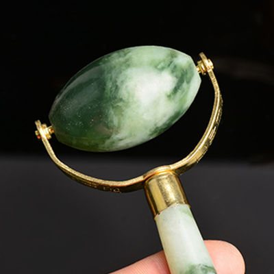 Masaje Jade Gua Sha Roller de hielo para la cara Piedra natural Xiuyan Jade Guasha Roller