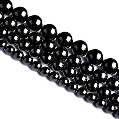 Característica regional 4mm/6mm/8mm/10mm/12mm Perlas de jade talladas redondas de piedras preciosas para la fabricación de joyas