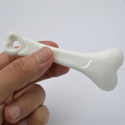 Versión de desecho de cerámica Gua Sha Herramientas de masaje Masajeador corporal para masaje de salud en glaseado blanco