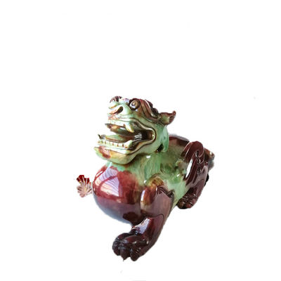 Estilo Feng Shui Estatua de Pixiu tallada en jade natural perfecta para decorar su hogar