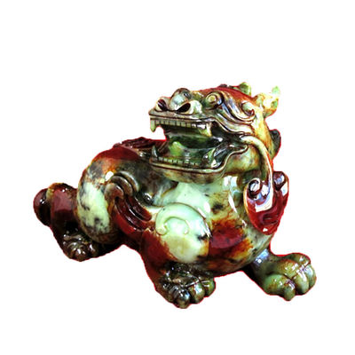 Estatua de talla de Pixiu de cristal de cuarzo personalizada para Feng Shui OEM / ODM aceptado