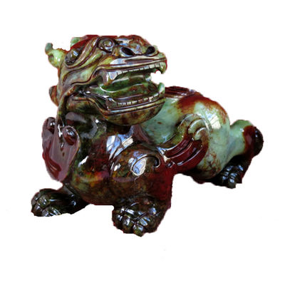 Estatua de talla de Pixiu de cristal de cuarzo personalizada para Feng Shui OEM / ODM aceptado