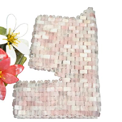 Casa Ejercicio SPA Mascarilla natural rosa cuello de jade manta de pecho rosa cuarzo jade enfriamiento terapia de masaje para la belleza