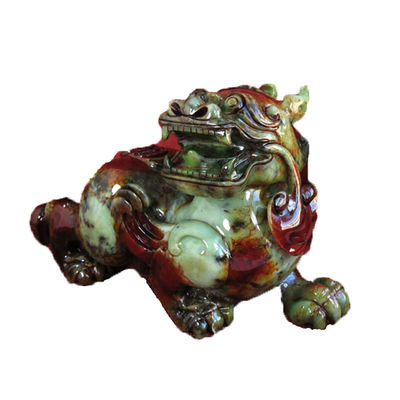 Estatua de talla de Pixiu de cristal de cuarzo personalizada para Feng Shui OEM / ODM aceptado