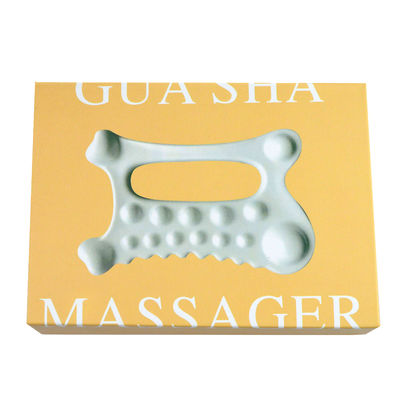 Logotipo personalizado DisponibleProducto de belleza coreano Cara Piel Cabeza Cuero cabelludo Mano Pie Herramienta de cuidado de la salud de cerámica Masajista Guasha