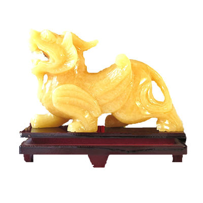 Estatua de jade de Topaz Pixiu de la característica regional