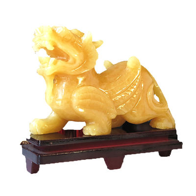 Estatua de jade de Topaz Pixiu de la característica regional