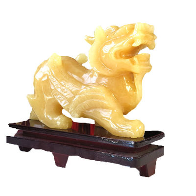 Estatua de jade de Topaz Pixiu de la característica regional