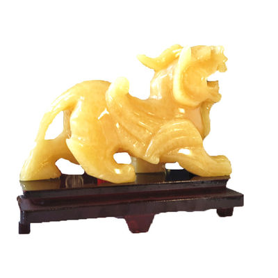 Estatua de jade de Topaz Pixiu de la característica regional