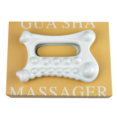 Logotipo personalizado DisponibleProducto de belleza coreano Cara Piel Cabeza Cuero cabelludo Mano Pie Herramienta de cuidado de la salud de cerámica Masajista Guasha