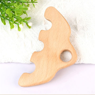 11.7 * 5.8cm Cuidado del cuero cabelludo de madera Peinado de masaje Cuerpo Acupuntura Presión de la herramienta de masaje Meridiano Dredging Gua Sha Cepillo de masaje