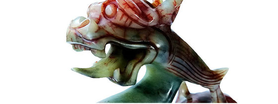 Escultura de animales de dragón de jade Pixiu Estatua verde tallada hecha a mano para la forma personalizada Regalo para el hogar Decoración de oficina de festivales