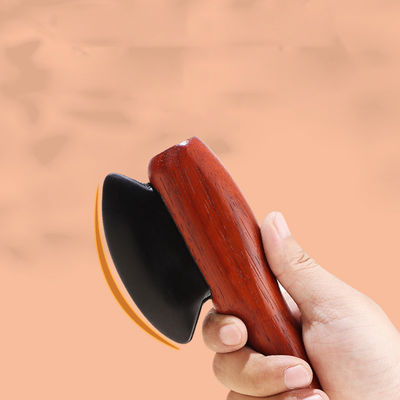 Herramienta Gua Sha de Piedra Biana Electrotérmica de 15 * 5,7 cm para Masaje Meridiano y Terapia de Moxibustión
