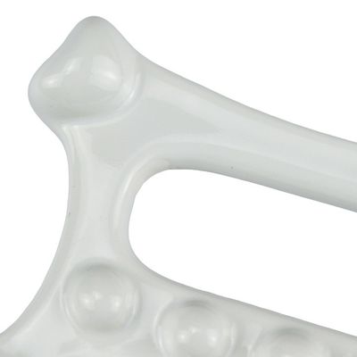 Logotipo personalizado disponibled 2024 Herramienta de masaje de cerámica Gua Sha de mano para el cuerpo Cuidado personal de la piel Spa Estiramiento facial belleza