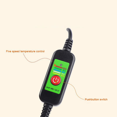 Herramienta Gua Sha de Piedra Biana Electrotérmica de 15 * 5,7 cm para Masaje Meridiano y Terapia de Moxibustión