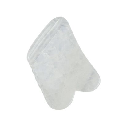 Tabla de masaje de cuarzo Gua Sha piedra natural cristal Guasha piedra curativa de belleza facial cuerpo herramienta de spa para masaje corporal