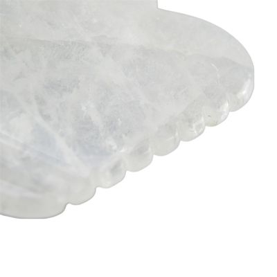 Tabla de masaje de cuarzo Gua Sha piedra natural cristal Guasha piedra curativa de belleza facial cuerpo herramienta de spa para masaje corporal