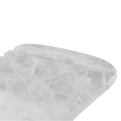 Tabla de masaje de cuarzo Gua Sha piedra natural cristal Guasha piedra curativa de belleza facial cuerpo herramienta de spa para masaje corporal