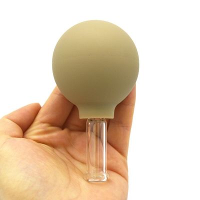 96 mm de altura máquina de ventosas de vidrio tradicional china terapia de masaje de vacío para la terapia de cara segura y eficaz