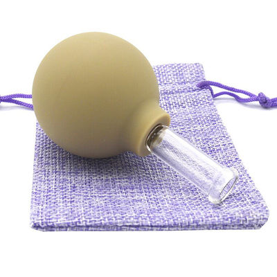 96 mm de altura máquina de ventosas de vidrio tradicional china terapia de masaje de vacío para la terapia de cara segura y eficaz
