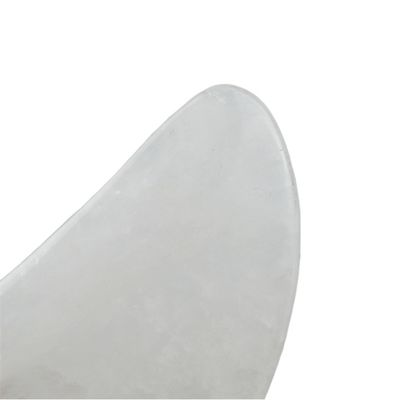 2024 Cuerno forma de cuarzo claro Gua Sha Scraping masaje tabla El equipo de masaje corporal para la salud debe tener bienestar