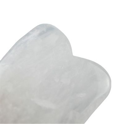 2024 Cuerno forma de cuarzo claro Gua Sha Scraping masaje tabla El equipo de masaje corporal para la salud debe tener bienestar
