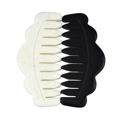 Logotipo personalizado disponibled y 2024 chino natural de jade blanco Gua Sha raspado peine Guasha piedra cabeza de spa masajista raspado