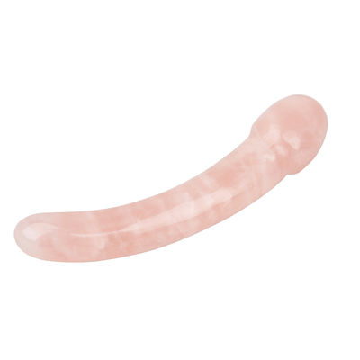 Relajante masaje corporal de cuarzo rosa Yoni Stick hecha a mano para relajación natural del cuerpo y función musical
