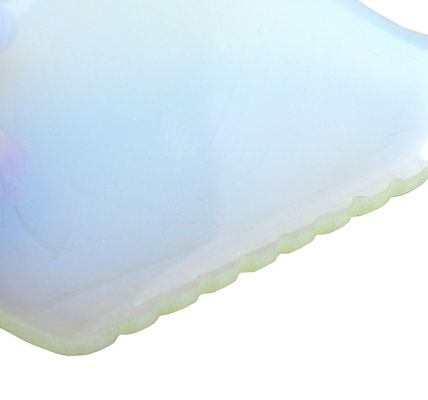 Opálita Cuidado de la piel Guasha producto de raspado 2024 Opal piedra Gua Sha tablero para el cuidado de la salud de la cara y la herramienta de masaje facial