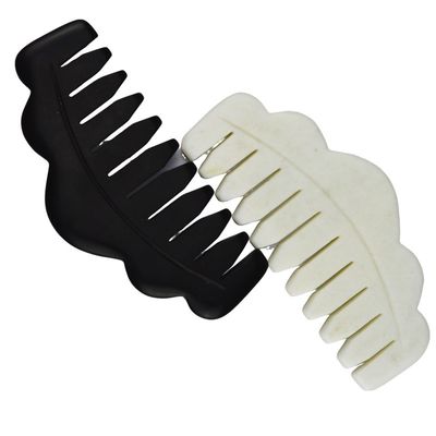 Massager para el cuerpo Mejores productos 2024 Mini Natural Negro Piedra Bian Gua Sha Masaje de cabello Cuero cabelludo peine Guasha Massager para la cara raspador de cuerpo