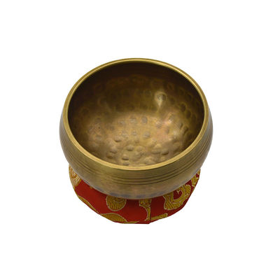 Cuenco de canto de latón natural Nepal para meditación y yoga Sonido nepalese auténtico