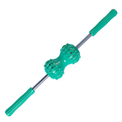 PVC fuerte de doble bola magnética de espalda masajista cuerpo del meridiano de masaje de rodillo manual Acupuntura palillo ventaja de servicio profesional