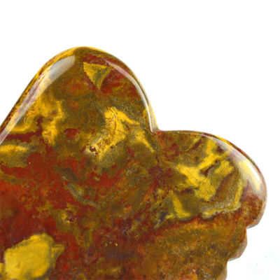 Masajeador corporal de Mookaite amarillo para Gua Sha Piedra de eliminación de la terapia facial Herramienta de masaje dentro de su presupuesto