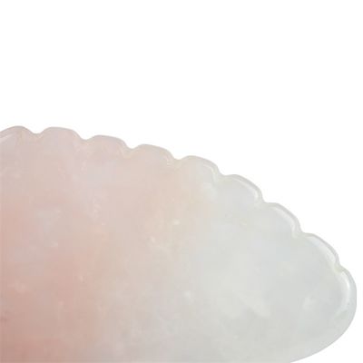 2024 Rose Quartz Gua Sha Herramienta de masaje facial de piel cristalina natural Masajista de belleza para el estiramiento facial