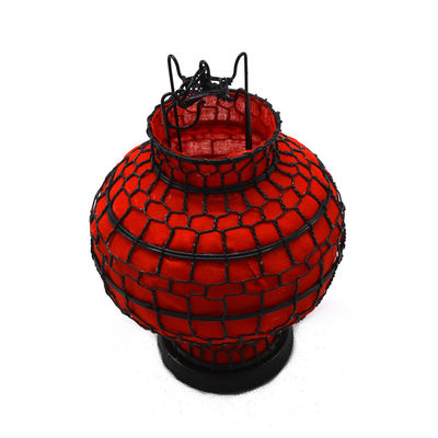 Lámparas de seda rojas para el estilo tradicional chino