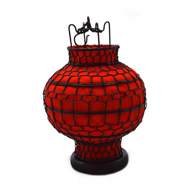 Lámparas de seda rojas para el estilo tradicional chino