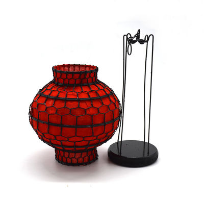 Lámparas de seda rojas para el estilo tradicional chino