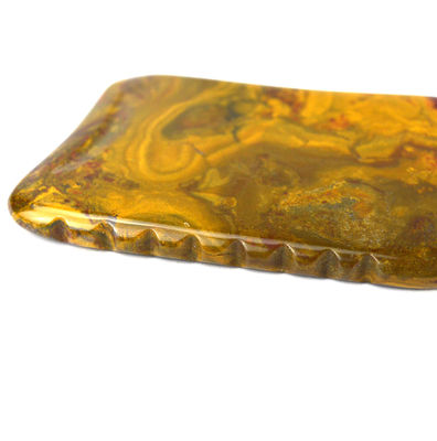 Masajista Logotipo personalizado Mookaite Herramientas de masaje corporal para la belleza Guasha Queda de piedra para el levantamiento facial y el drenaje linfático