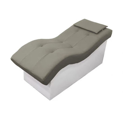 Material personalizable y de cuero Cama de lavado de cabello sencilla para salón de belleza Masaje Spa Cuidado de la salud Fisioterapia OEM / ODM