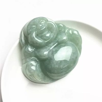 Art colección de alta clase Jade Buda tallado Jadeita Buda colgante para el tema del collar