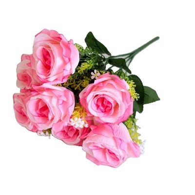 Agregue un toque de elegancia a su hogar con 3 flores de peonía plantas en macetas de jade natural