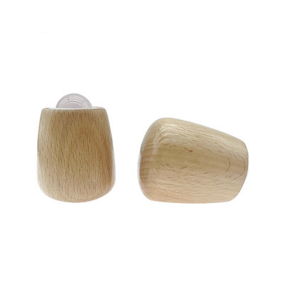 Bola de masaje de Jade personalizable Manija de madera Roller de Jade para masaje corporal y cuello / Facial Gua Sha herramienta de alivio del estrés