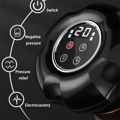 Tamaño personalizado Masajista eléctrico de Gua Sha de cuerpo completo con gran fuerza de succión y dispositivo de terapia de compresión caliente
